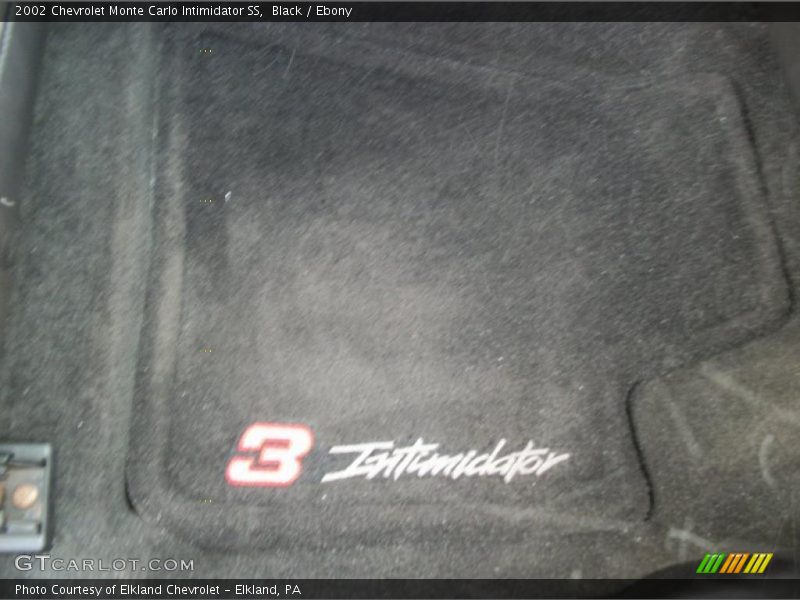 Black / Ebony 2002 Chevrolet Monte Carlo Intimidator SS