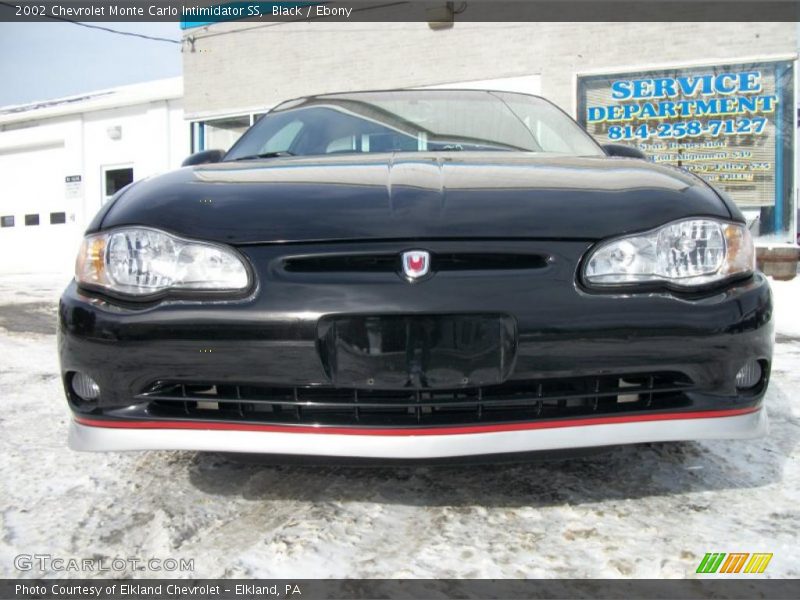 Black / Ebony 2002 Chevrolet Monte Carlo Intimidator SS