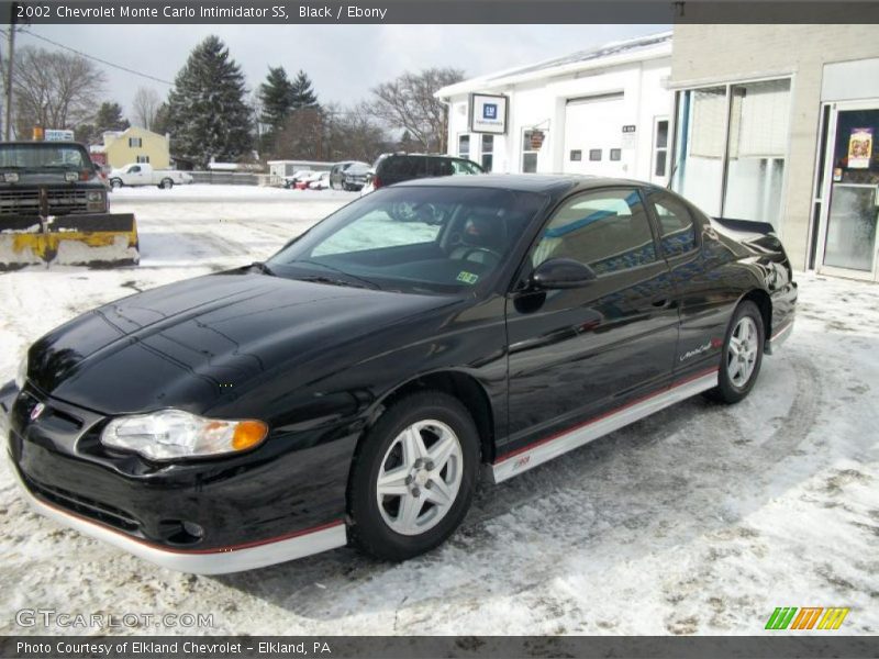 Black / Ebony 2002 Chevrolet Monte Carlo Intimidator SS