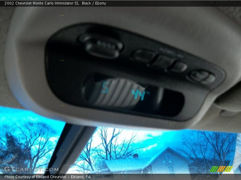 Black / Ebony 2002 Chevrolet Monte Carlo Intimidator SS