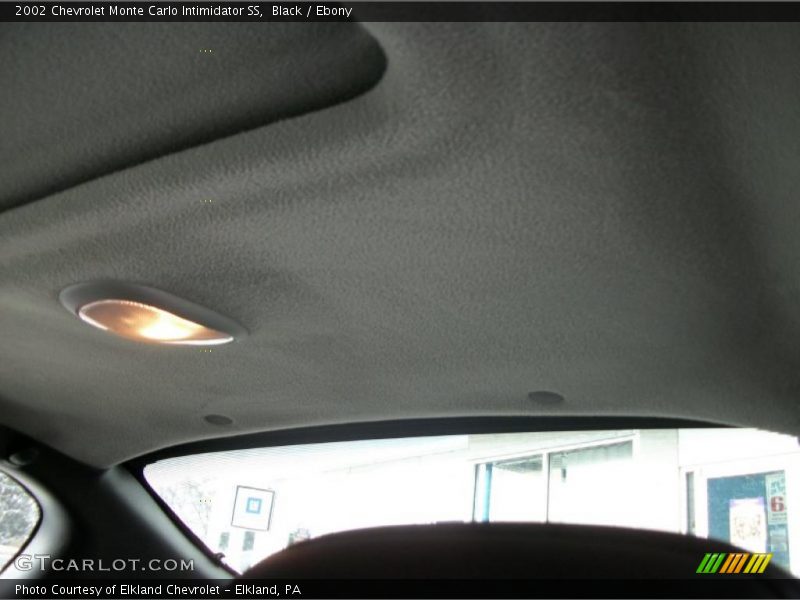 Black / Ebony 2002 Chevrolet Monte Carlo Intimidator SS