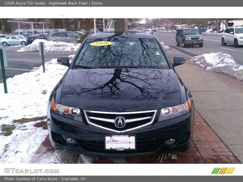 Nighthawk Black Pearl / Ebony 2008 Acura TSX Sedan
