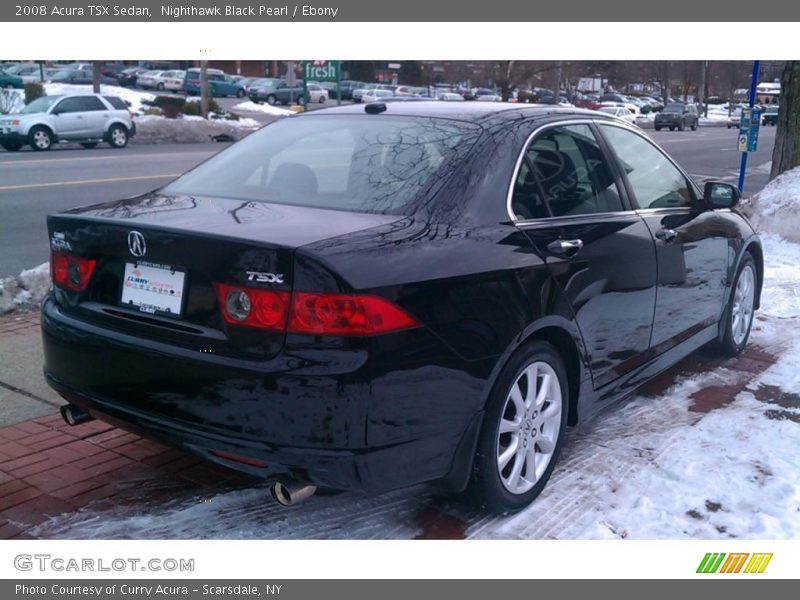 Nighthawk Black Pearl / Ebony 2008 Acura TSX Sedan