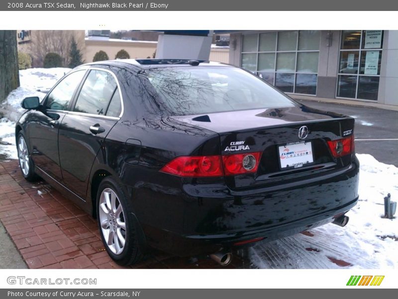 Nighthawk Black Pearl / Ebony 2008 Acura TSX Sedan