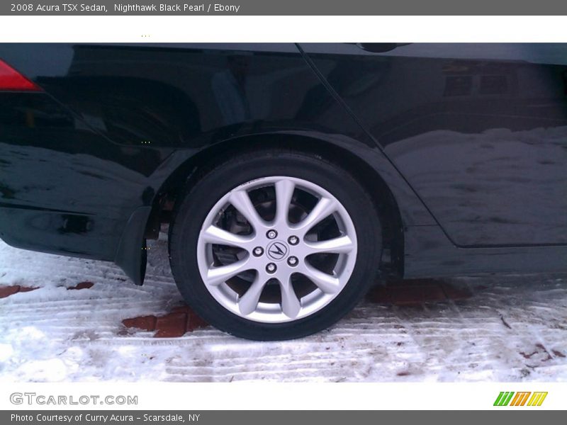 Nighthawk Black Pearl / Ebony 2008 Acura TSX Sedan