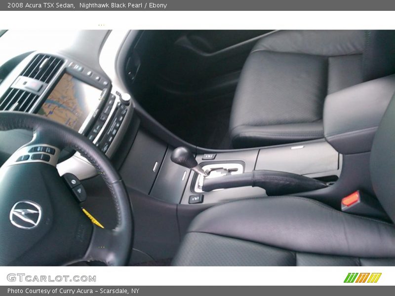 Nighthawk Black Pearl / Ebony 2008 Acura TSX Sedan
