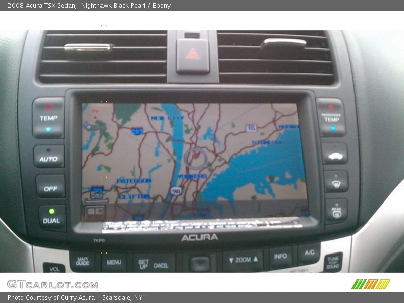 Nighthawk Black Pearl / Ebony 2008 Acura TSX Sedan