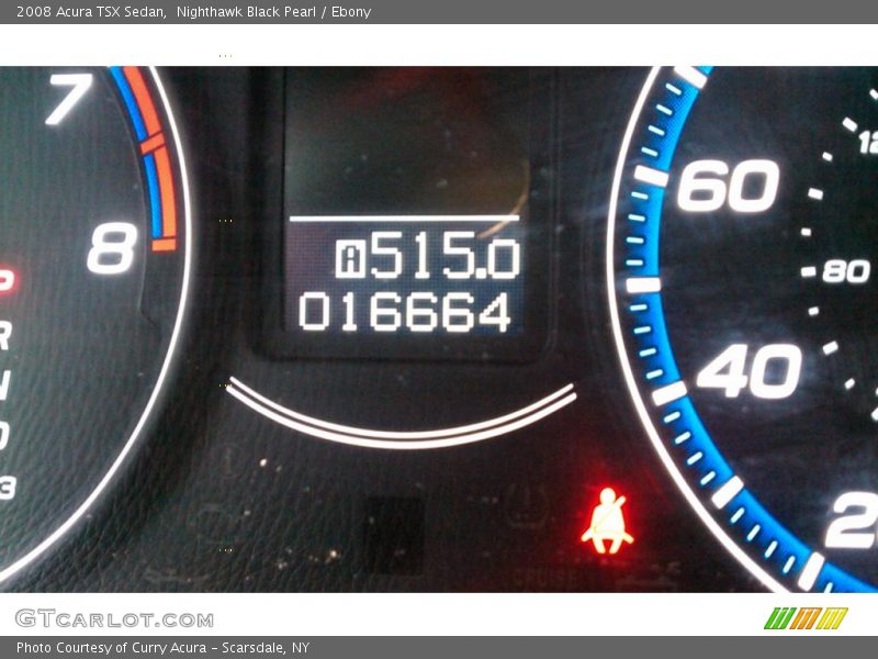 Nighthawk Black Pearl / Ebony 2008 Acura TSX Sedan