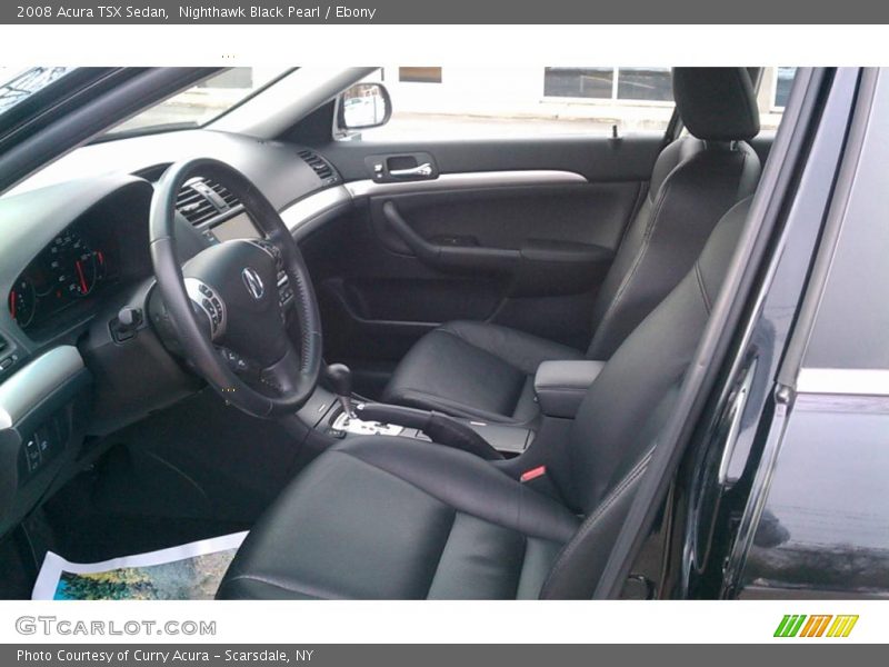 Nighthawk Black Pearl / Ebony 2008 Acura TSX Sedan