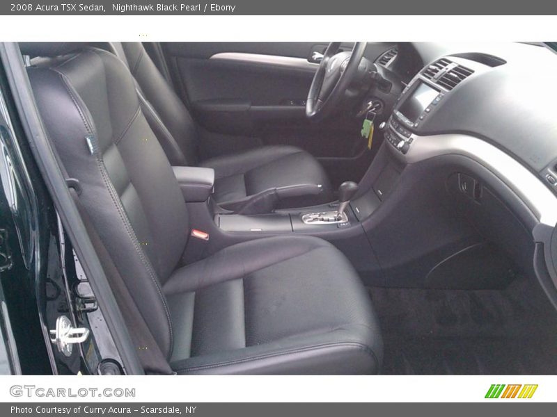 Nighthawk Black Pearl / Ebony 2008 Acura TSX Sedan