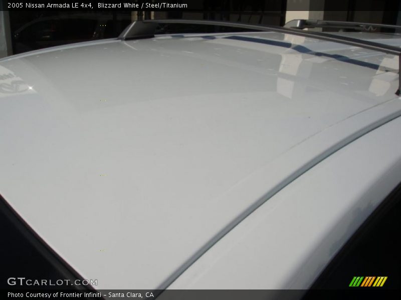 Blizzard White / Steel/Titanium 2005 Nissan Armada LE 4x4