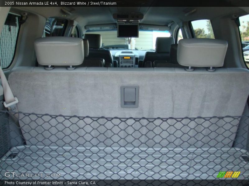 Blizzard White / Steel/Titanium 2005 Nissan Armada LE 4x4