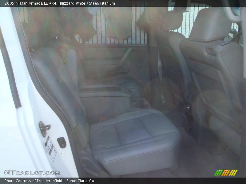 Blizzard White / Steel/Titanium 2005 Nissan Armada LE 4x4