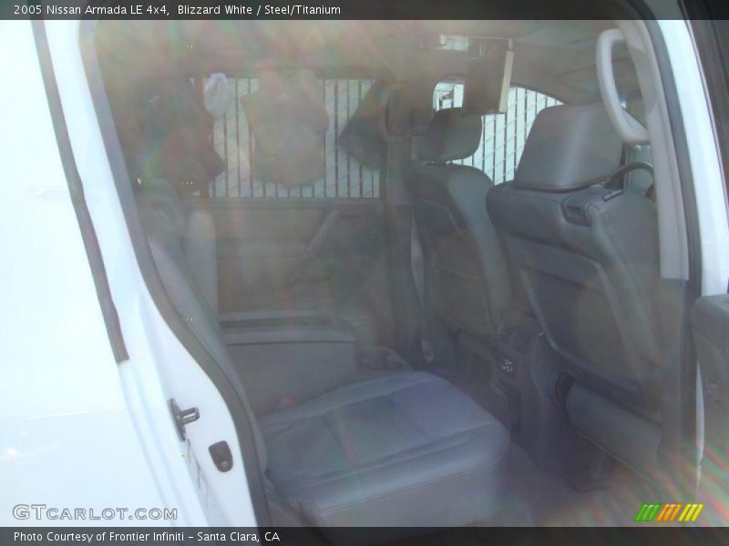 Blizzard White / Steel/Titanium 2005 Nissan Armada LE 4x4