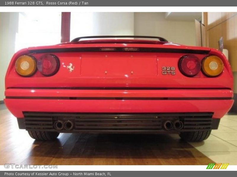 Rosso Corsa (Red) / Tan 1988 Ferrari 328 GTS