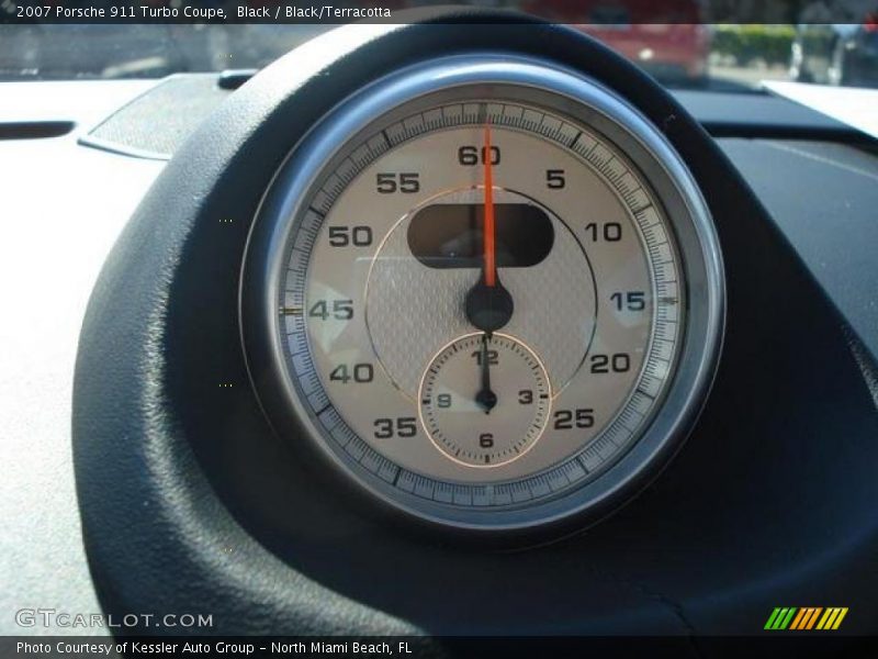 Black / Black/Terracotta 2007 Porsche 911 Turbo Coupe