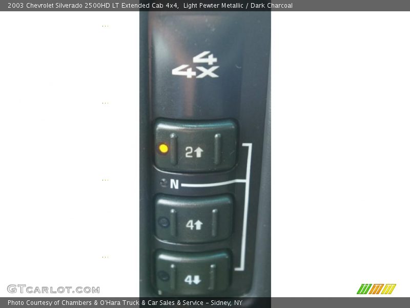 Light Pewter Metallic / Dark Charcoal 2003 Chevrolet Silverado 2500HD LT Extended Cab 4x4