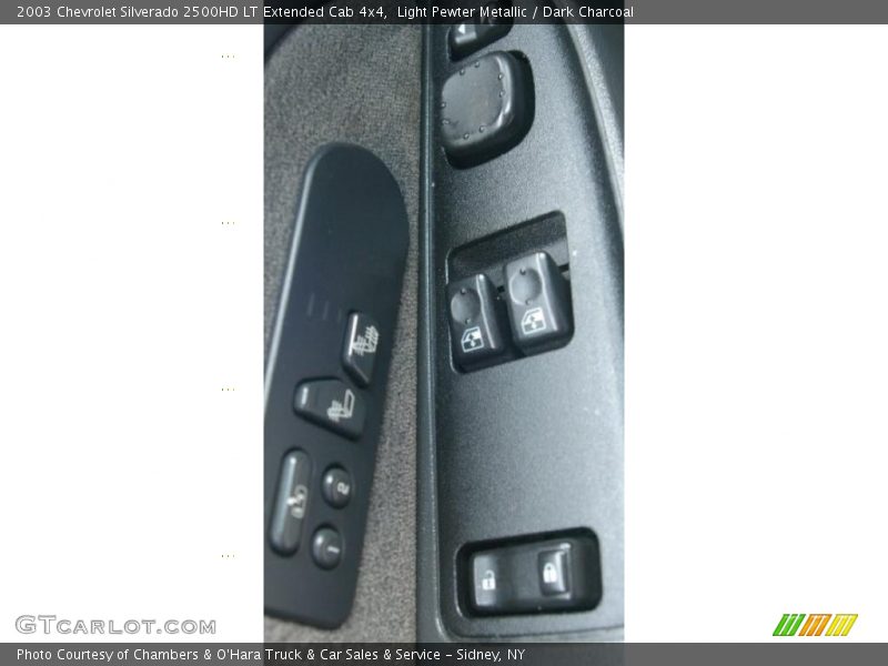 Light Pewter Metallic / Dark Charcoal 2003 Chevrolet Silverado 2500HD LT Extended Cab 4x4