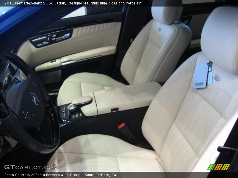  2011 S 550 Sedan designo Porcelain Interior