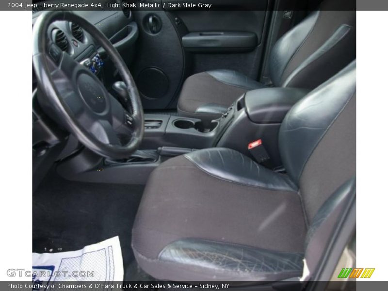Light Khaki Metallic / Dark Slate Gray 2004 Jeep Liberty Renegade 4x4