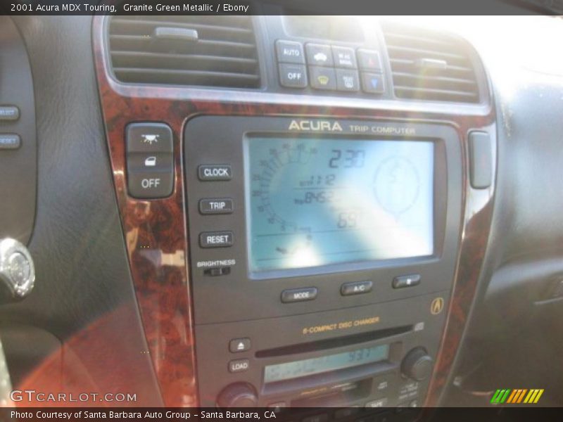Granite Green Metallic / Ebony 2001 Acura MDX Touring
