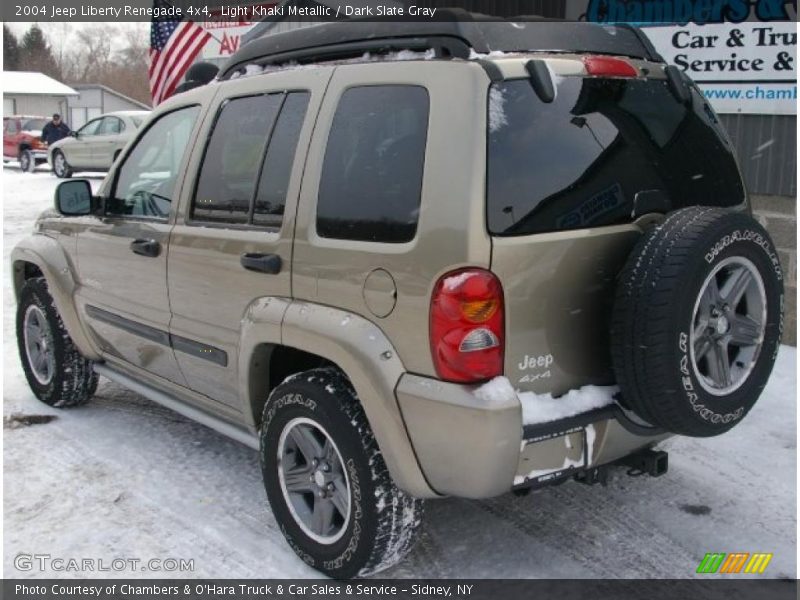 Light Khaki Metallic / Dark Slate Gray 2004 Jeep Liberty Renegade 4x4