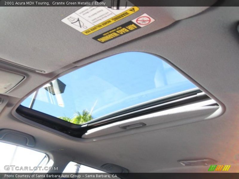 Granite Green Metallic / Ebony 2001 Acura MDX Touring