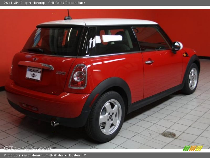 Chili Red / Carbon Black 2011 Mini Cooper Hardtop