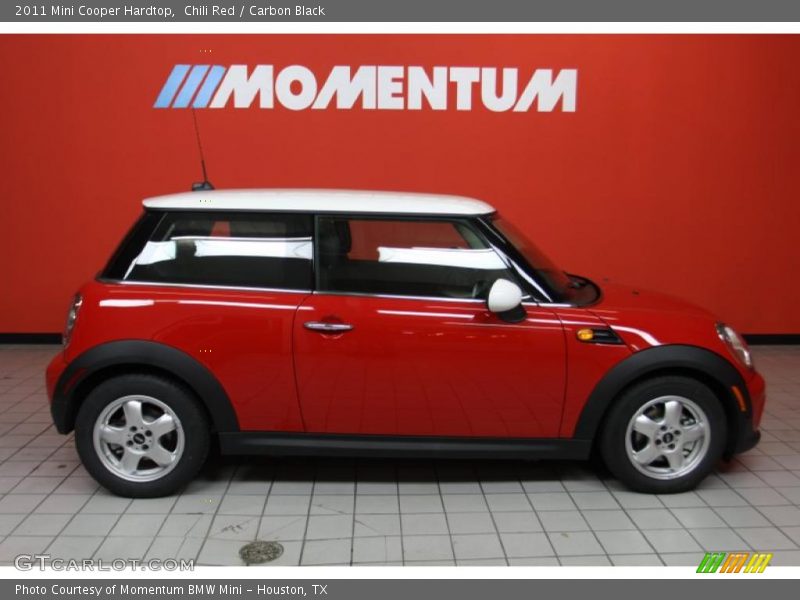 Chili Red / Carbon Black 2011 Mini Cooper Hardtop
