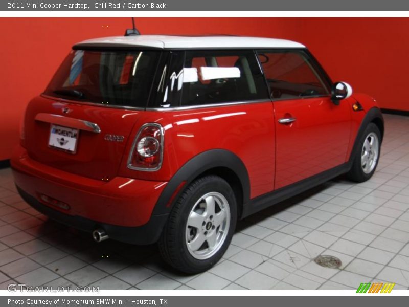 Chili Red / Carbon Black 2011 Mini Cooper Hardtop