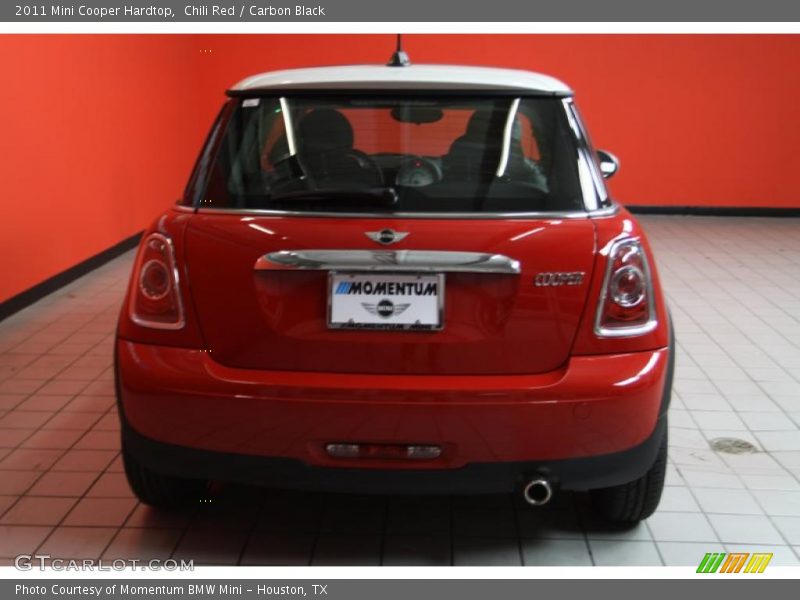 Chili Red / Carbon Black 2011 Mini Cooper Hardtop