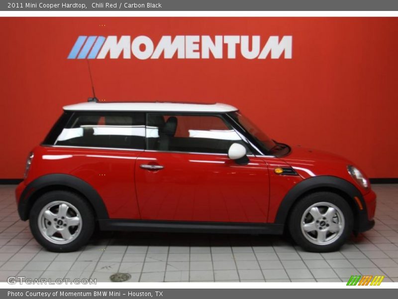 Chili Red / Carbon Black 2011 Mini Cooper Hardtop