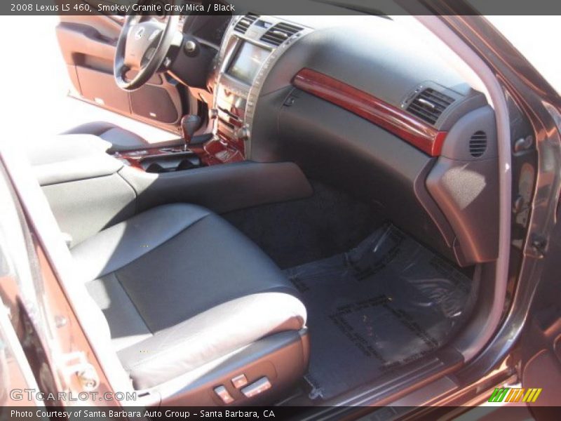 Smokey Granite Gray Mica / Black 2008 Lexus LS 460