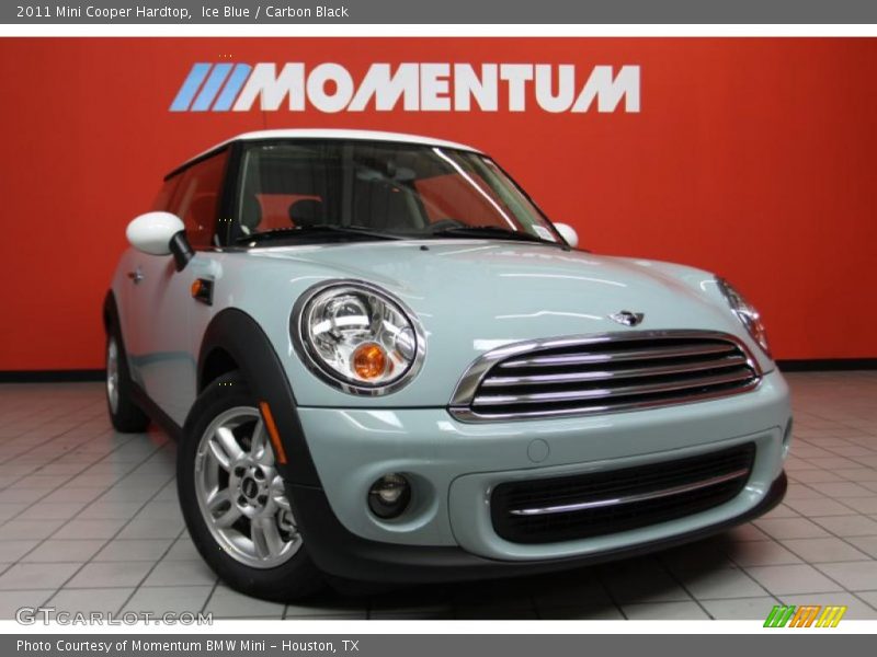 Ice Blue / Carbon Black 2011 Mini Cooper Hardtop