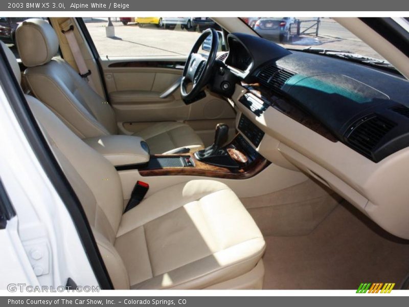 Alpine White / Beige 2003 BMW X5 3.0i