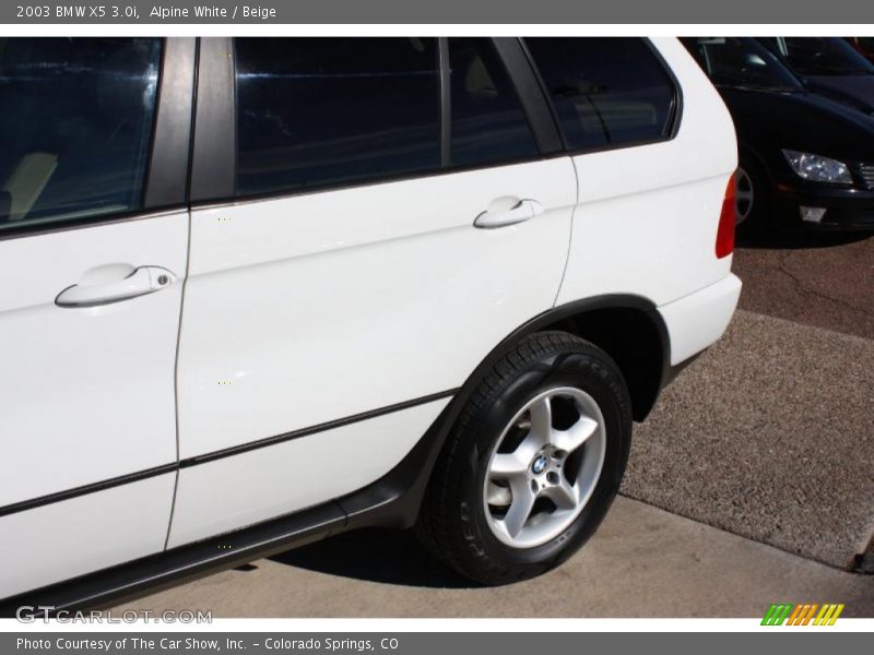 Alpine White / Beige 2003 BMW X5 3.0i