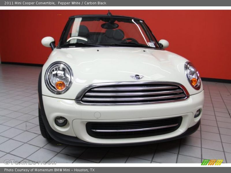 Pepper White / Carbon Black 2011 Mini Cooper Convertible