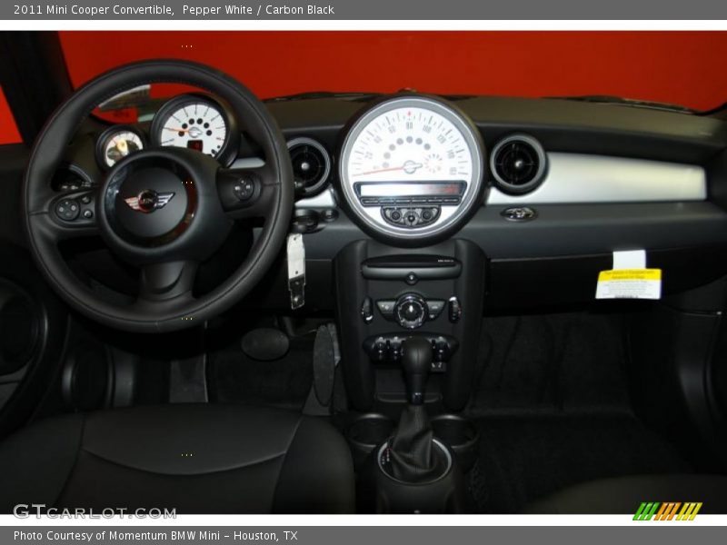 Pepper White / Carbon Black 2011 Mini Cooper Convertible