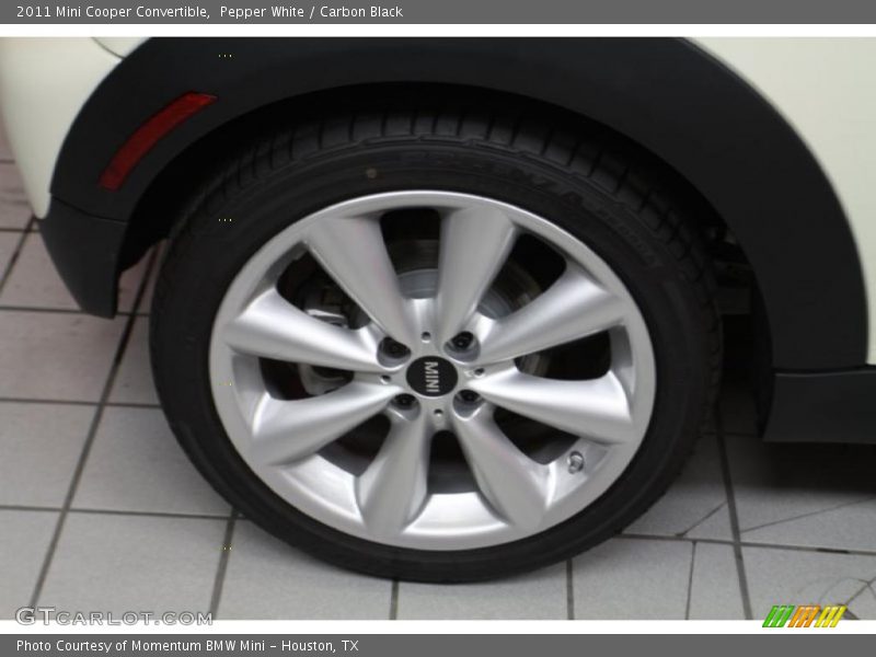 Pepper White / Carbon Black 2011 Mini Cooper Convertible