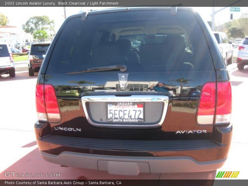 Black Clearcoat / Light Parchment 2003 Lincoln Aviator Luxury