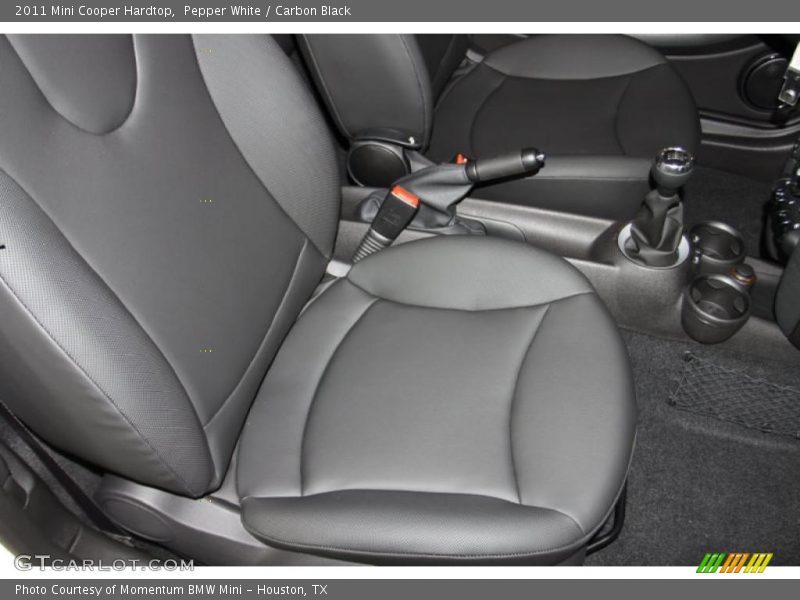 Pepper White / Carbon Black 2011 Mini Cooper Hardtop