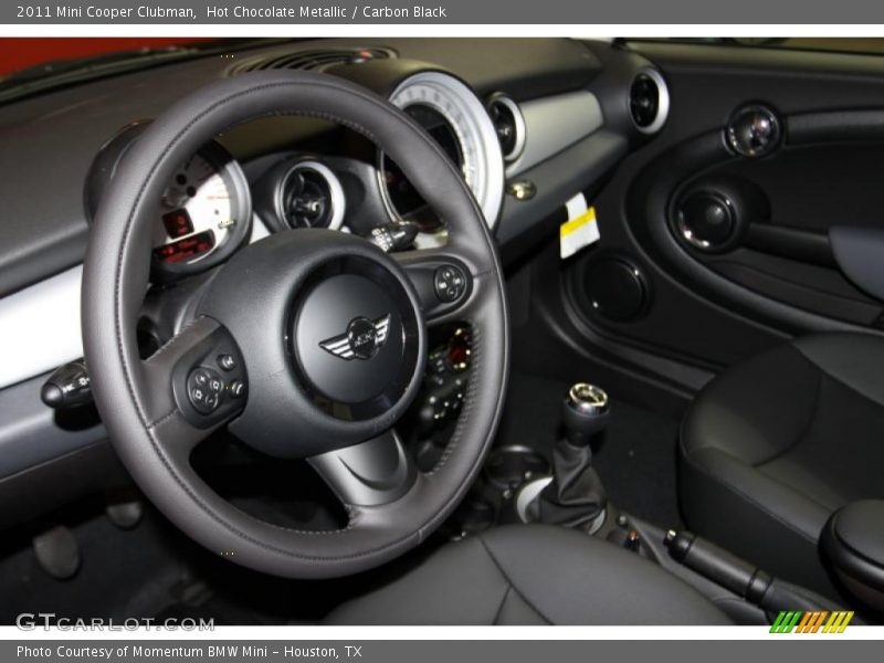  2011 Cooper Clubman Carbon Black Interior