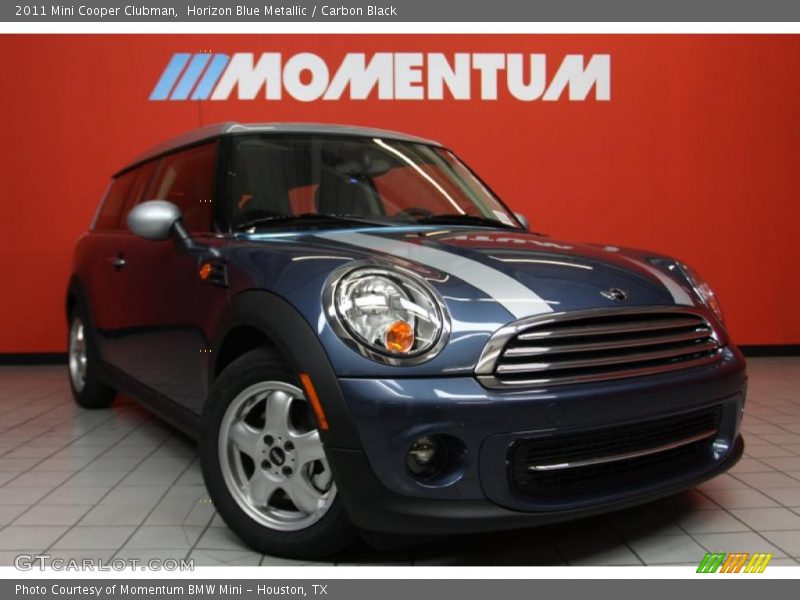Horizon Blue Metallic / Carbon Black 2011 Mini Cooper Clubman