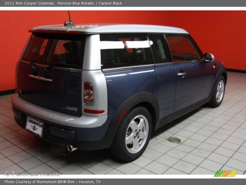 Horizon Blue Metallic / Carbon Black 2011 Mini Cooper Clubman