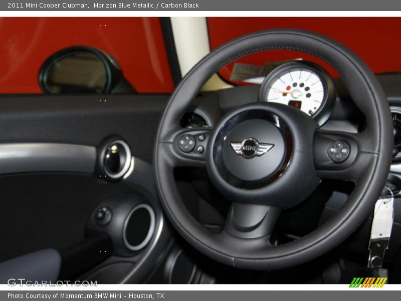 Horizon Blue Metallic / Carbon Black 2011 Mini Cooper Clubman