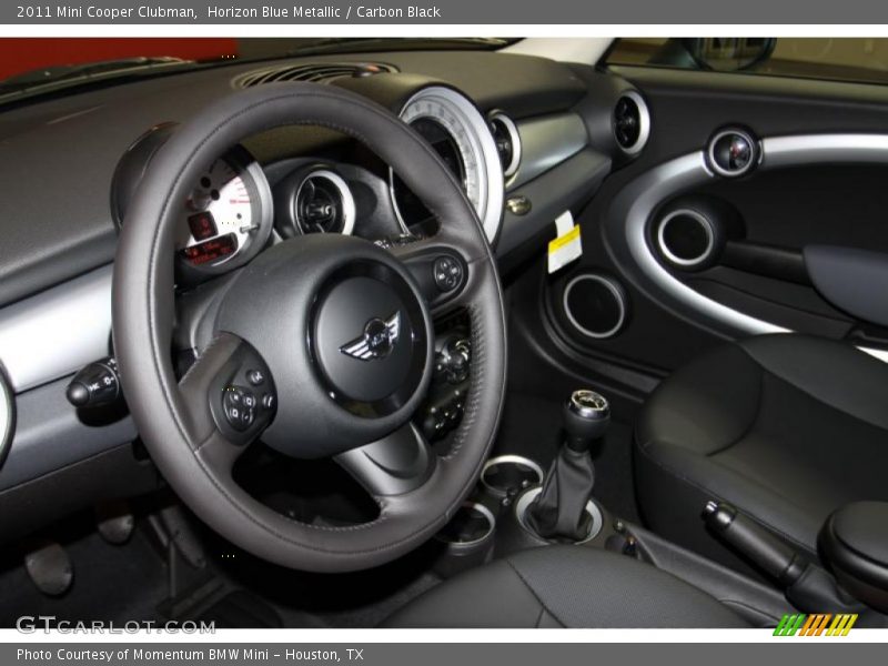 Horizon Blue Metallic / Carbon Black 2011 Mini Cooper Clubman
