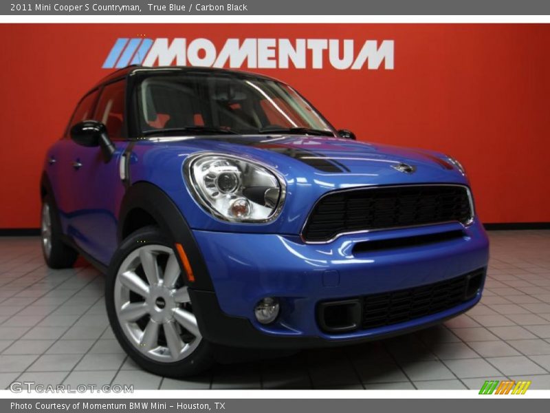 True Blue / Carbon Black 2011 Mini Cooper S Countryman