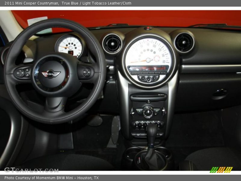 True Blue / Light Tobacco Leather/Cloth 2011 Mini Cooper Countryman