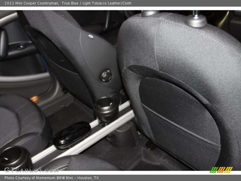 True Blue / Light Tobacco Leather/Cloth 2011 Mini Cooper Countryman