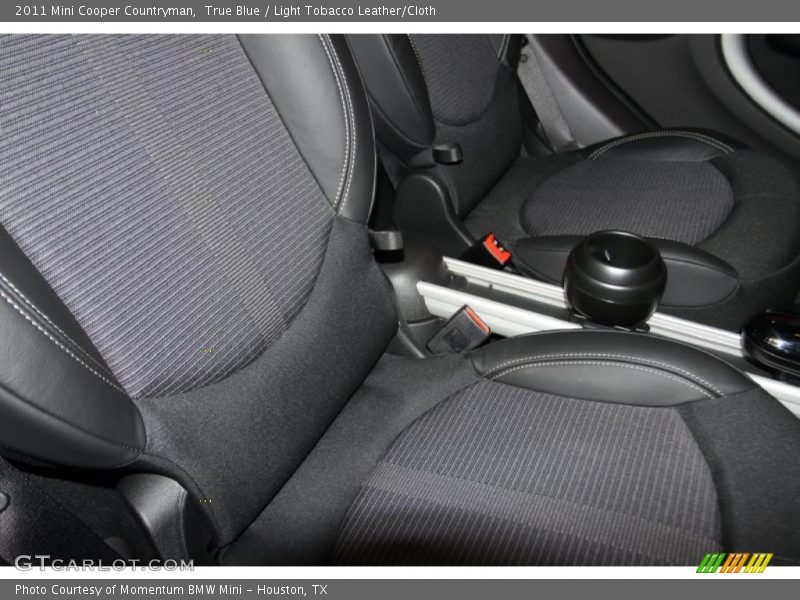 True Blue / Light Tobacco Leather/Cloth 2011 Mini Cooper Countryman